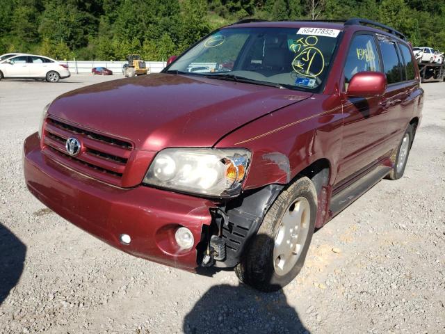 Photo 2 from auction – 2005 TOYOTA HIGHLANDER with VIN JTEEP21A150073109