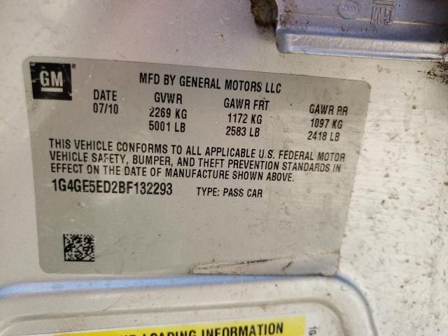 Photo 10 from auction – 2011 BUICK LACROSSE C with VIN 1G4GE5ED2BF132293