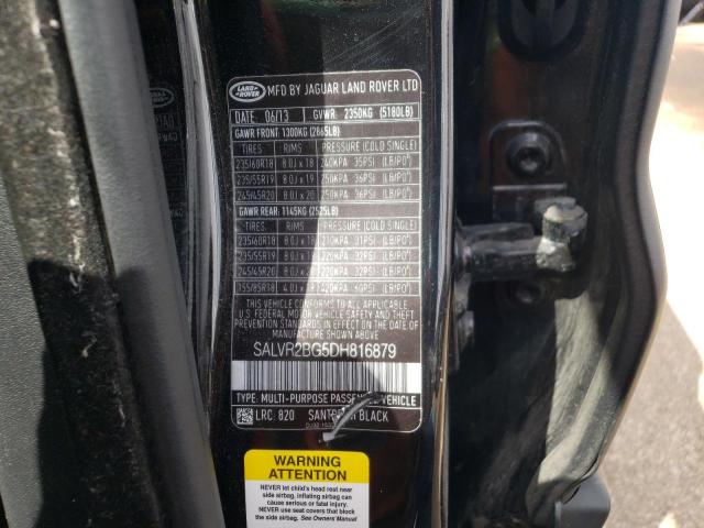 Photo 10 from auction – 2013 LAND ROVER RANGE ROVE with VIN SALVR2BG5DH816879