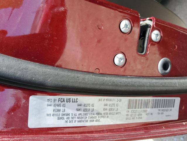 Photo 10 from auction – 2020 DODGE CHALLENGER with VIN 2C3CDZFJ1LH128869
