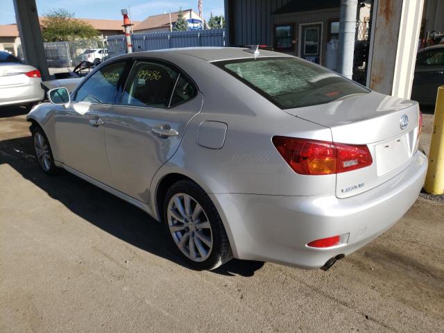 Photo 3 from auction – 2008 LEXUS IS 250 with VIN JTHCK262182026889