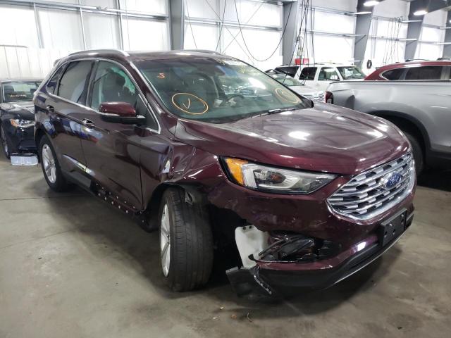 FORD EDGE SEL 2020 with VIN 2FMPK4J90LBB08162 - Photo from auction