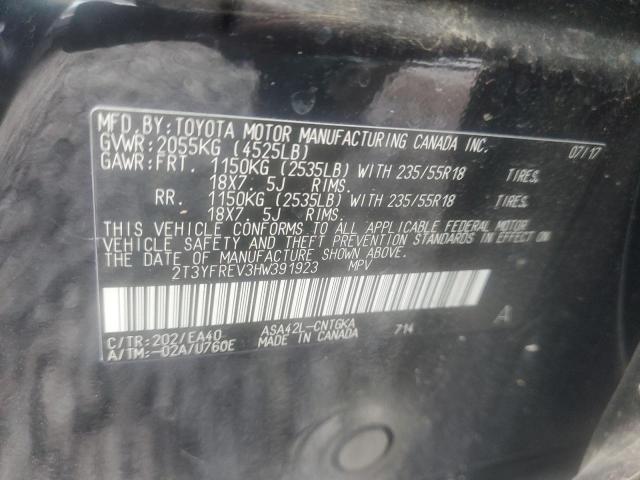 Photo 10 from auction – 2017 TOYOTA RAV4 LIMIT with VIN 2T3YFREV3HW391923