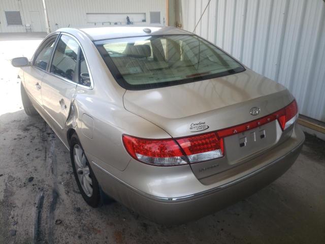 Photo 3 from auction – 2007 HYUNDAI AZERA SE with VIN KMHFC46F17A211731