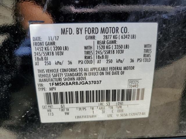 Photo 10 from auction – 2018 FORD EXPLORER P with VIN 1FM5K8AR8JGA37037