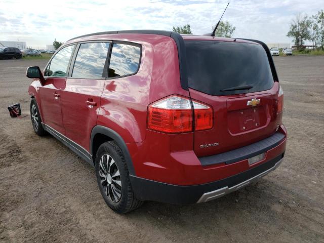 Photo 3 from auction – 2012 CHEVROLET ORLANDO LT with VIN KL77P2EM1CK609931