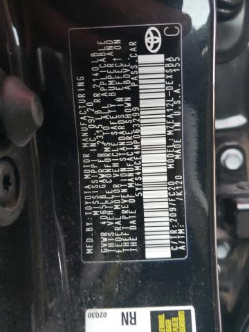 Photo 10 from auction – 2021 TOYOTA COROLLA SE with VIN 5YFS4MCE4MP063299