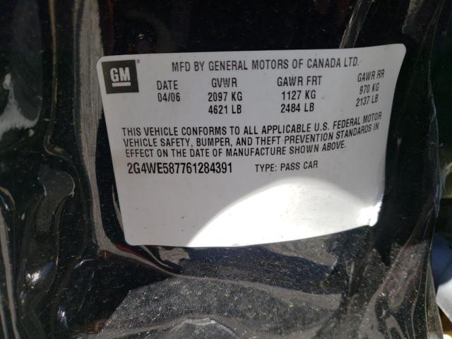 Photo 10 from auction – 2006 BUICK LACROSSE C with VIN 2G4WE587761284391