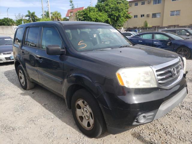 HONDA PILOT LX 2012 with VIN 5FNYF3H20CB039556 - Photo from auction
