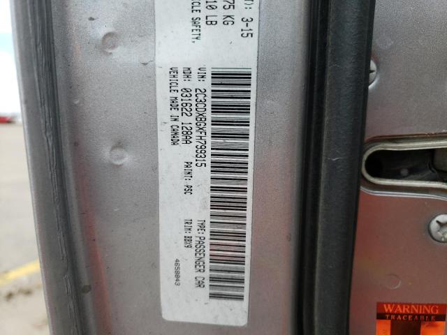 Photo 10 from auction – 2015 DODGE CHARGER SE with VIN 2C3CDXBGXFH799315