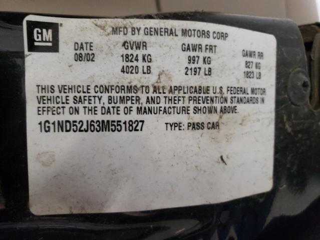Photo 10 from auction – 2003 CHEVROLET MALIBU with VIN 1G1ND52J63M551827
