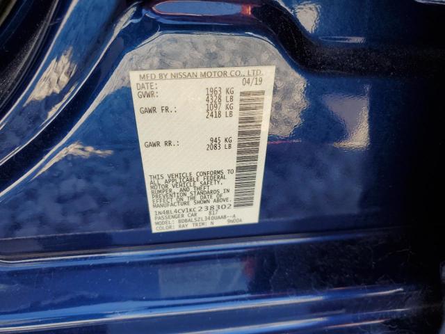 Photo 10 from auction – 2019 NISSAN ALTIMA SR with VIN 1N4BL4CV1KC238302