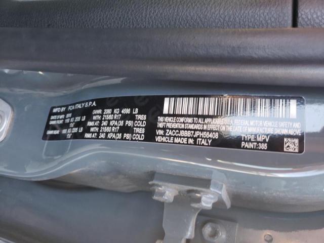 Photo 10 from auction – 2018 JEEP RENEGADE L with VIN ZACCJBBB7JPH56408
