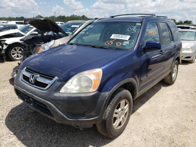 Photo 2 from auction – 2004 HONDA CR-V EX with VIN JHLRD788X4C007415