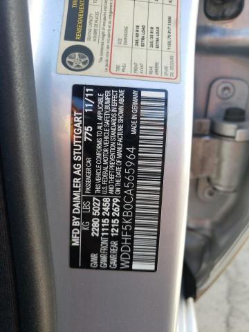 Photo 10 from auction – 2012 MERCEDES-BENZ E 350 with VIN WDDHF5KB0CA565964