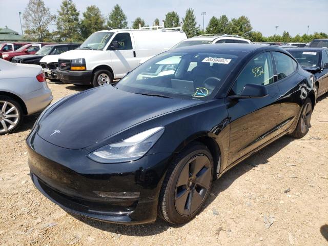 Photo 2 from auction – 2022 TESLA MODEL 3 with VIN 5YJ3E1EB2NF172845