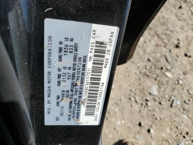Photo 10 from auction – 2012 MAZDA 3 I with VIN JM1BL1UG8C1615701
