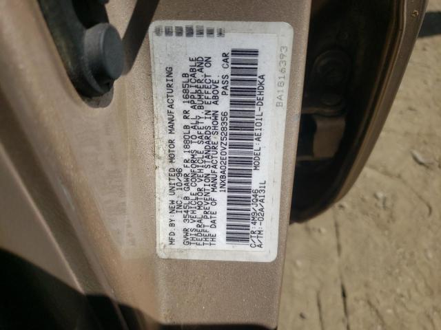 Photo 10 from auction – 1997 TOYOTA COROLLA BA with VIN 1NXBA02E0VZ528356