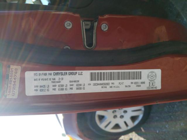 Photo 10 from auction – 2010 DODGE CALIBER SX with VIN 1B3CB4HAXAD563922