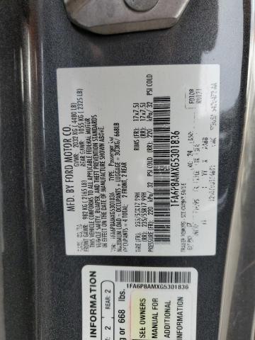 Photo 10 from auction – 2016 FORD MUSTANG with VIN 1FA6P8AMXG5301836