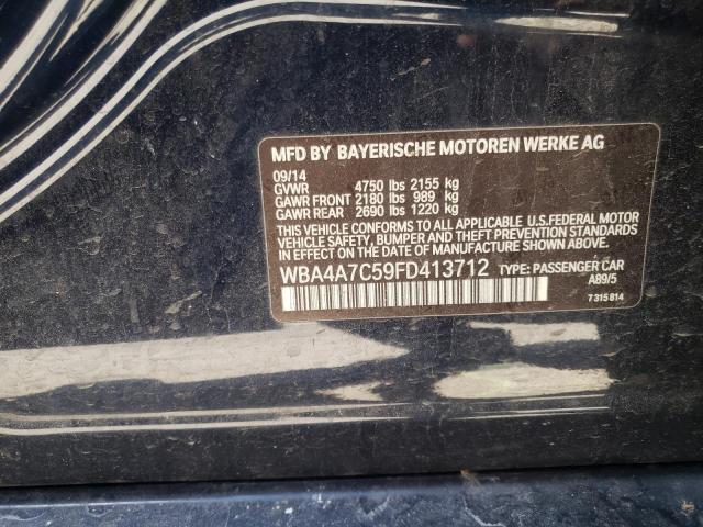 Photo 10 from auction – 2015 BMW 428 XI GRA with VIN WBA4A7C59FD413712