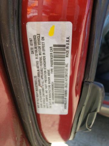 Photo 10 from auction – 1998 SUBARU LEGACY 30T with VIN 4S3BG685XW6608024