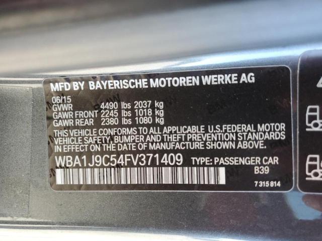 Photo 10 from auction – 2015 BMW M235XI with VIN WBA1J9C54FV371409