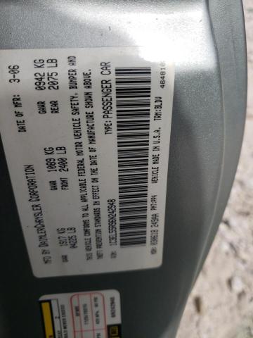 Photo 10 from auction – 2006 CHRYSLER SEBRING TO with VIN 1C3EL55R96N242948