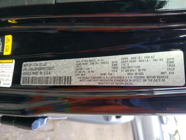Photo 10 from auction – 2021 JEEP WRANGLER U with VIN 1C4HJXDN0MW724577