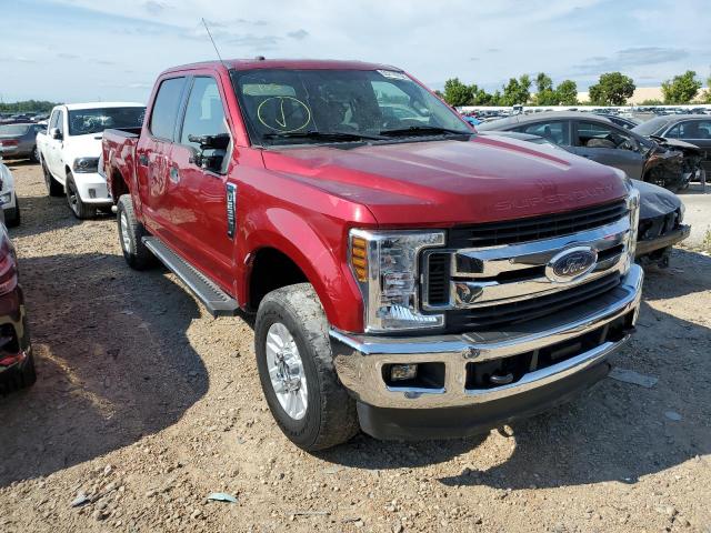 FORD F250 SUPER 2018 with VIN 1FT7W2B68JEC74688 - Photo from auction