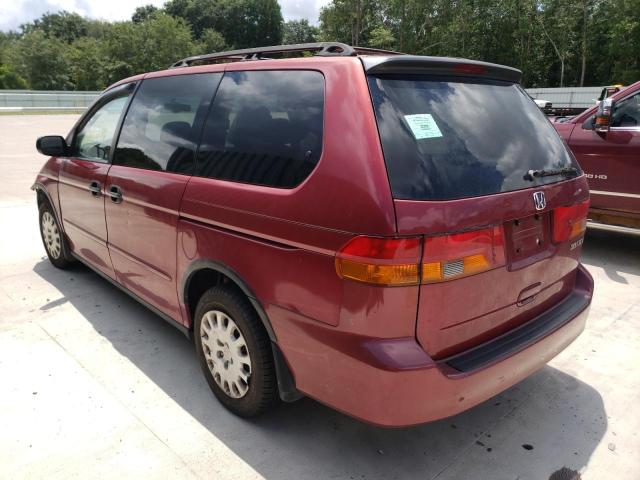 Photo 3 from auction – 2002 HONDA ODYSSEY LX with VIN 5FNRL18592B028565