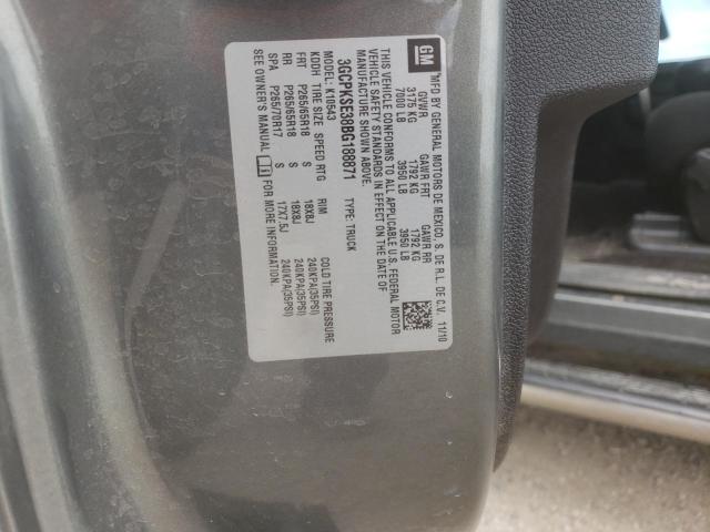Photo 10 from auction – 2011 CHEVROLET SILVERADO with VIN 3GCPKSE38BG188871