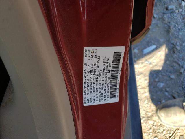 Photo 10 from auction – 2006 HONDA CR-V LX with VIN JHLRD68596C027450