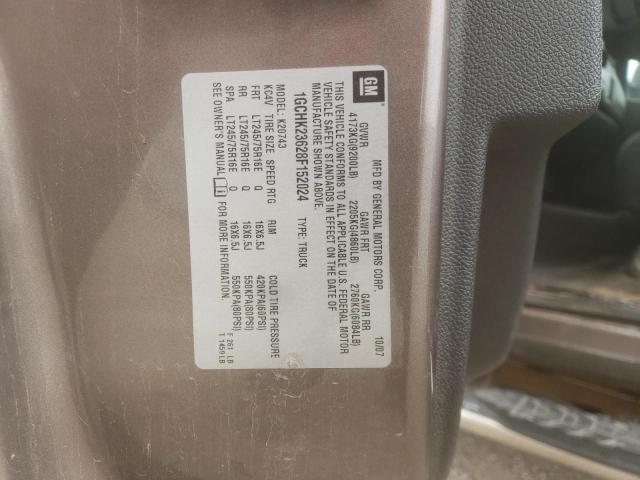 Photo 10 from auction – 2008 CHEVROLET 2500 with VIN 1GCHK23628F152024