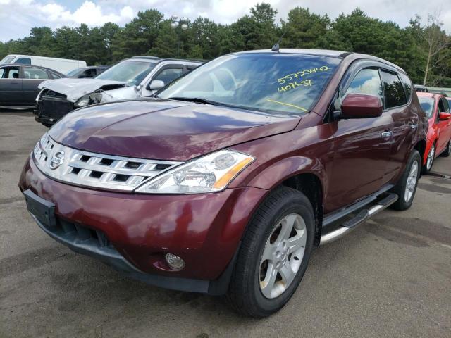 Photo 2 from auction – 2005 NISSAN MURANO SL with VIN JN8AZ08W45W407637