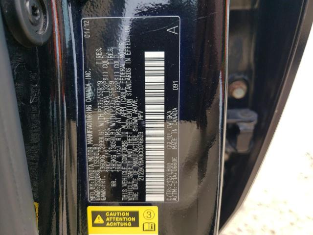 Photo 10 from auction – 2012 LEXUS RX 350 with VIN 2T2ZK1BA9CC076609