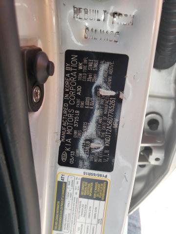 Photo 10 from auction – 2013 KIA SOUL with VIN KNDJT2A56D7765261