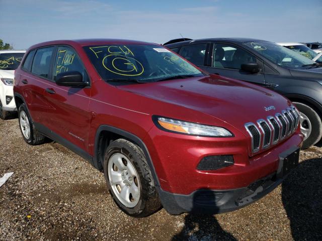 JEEP CHEROKEE S 2017 with VIN 1C4PJLAB6HW585947 - Photo from auction