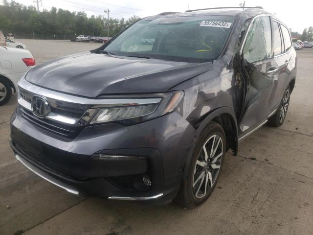 Photo 2 from auction – 2021 HONDA PILOT TOUR with VIN 5FNYF6H97MB055236