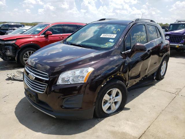 Photo 2 from auction – 2016 CHEVROLET TRAX 1LT with VIN KL7CJLSB1GB727511