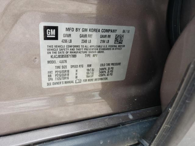 Photo 10 from auction – 2014 BUICK ENCORE CON with VIN KL4CJBSB5EB717889
