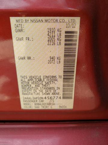 صورة رقم 10 من المزاد - 2013 NISSAN ALTIMA 2.5 مع VIN 1N4AL3AP1DN456774