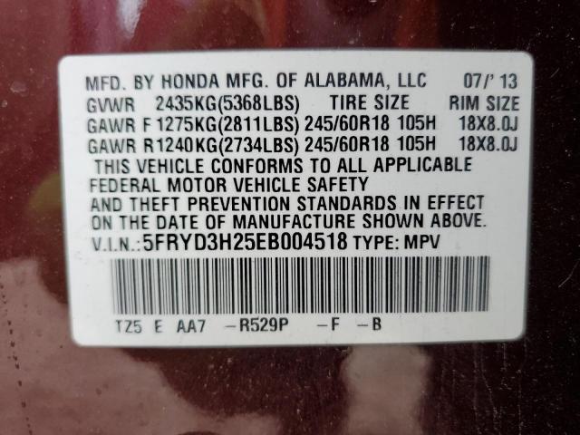 Photo 10 from auction – 2014 ACURA MDX with VIN 5FRYD3H25EB004518