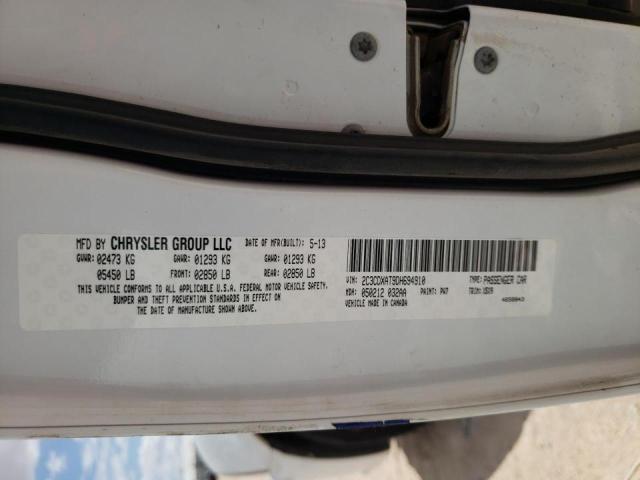 Photo 10 from auction – 2013 DODGE CHARGER PO with VIN 2C3CDXAT9DH694910