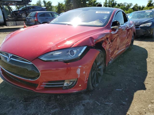 Photo 2 from auction – 2014 TESLA MODEL S with VIN 5YJSA1H1XEFP39507