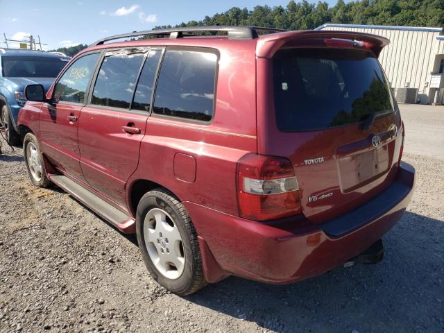 Photo 3 from auction – 2005 TOYOTA HIGHLANDER with VIN JTEEP21A150073109