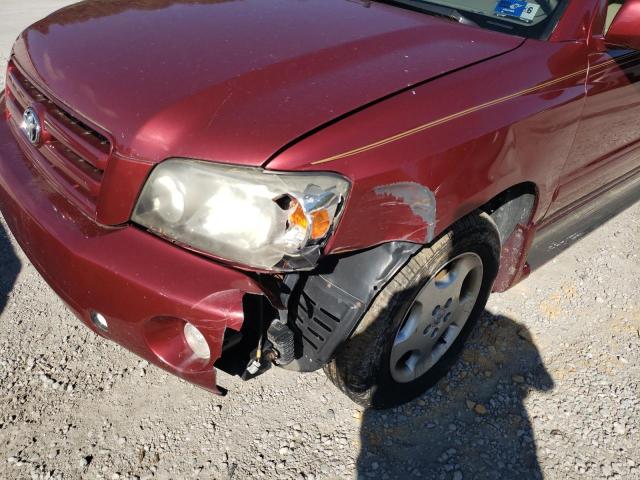 Photo 9 from auction – 2005 TOYOTA HIGHLANDER with VIN JTEEP21A150073109