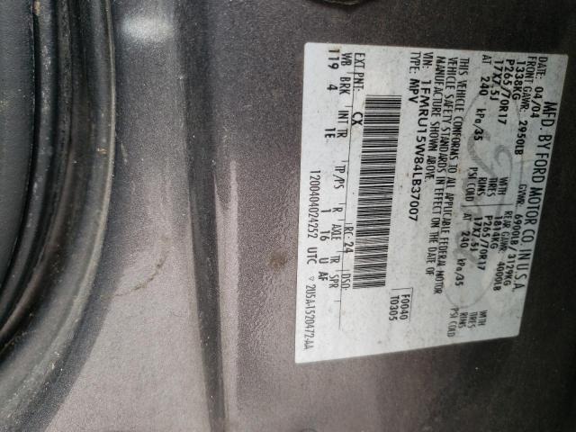 Photo 10 from auction – 2004 FORD EXPEDITION with VIN 1FMRU15W84LB37007