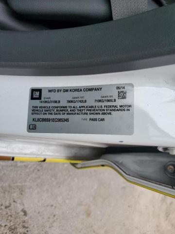 Photo 10 from auction – 2014 CHEVROLET SPARK LS with VIN KL8CB6S91EC565345