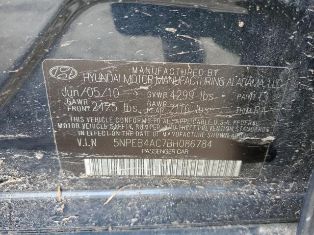 Photo 10 from auction – 2011 HYUNDAI SONATA GLS with VIN 5NPEB4AC7BH086784
